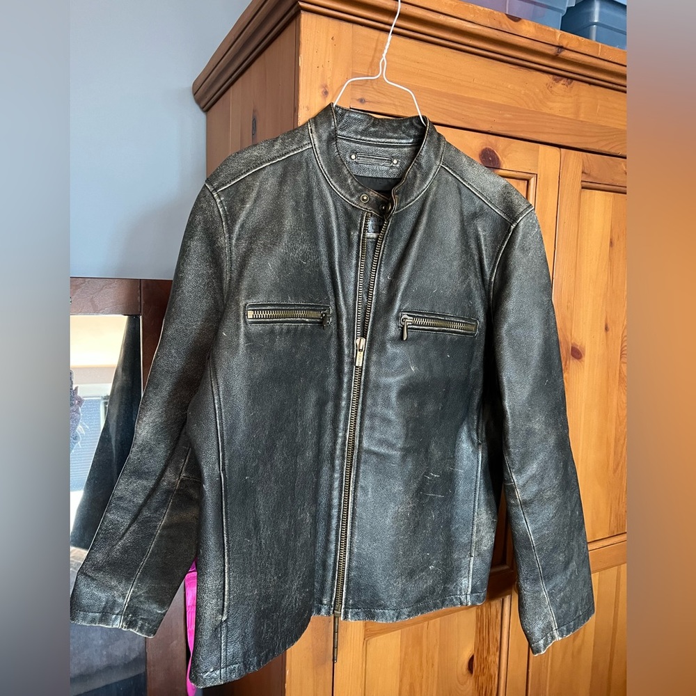 Wilson Leather Men’s Motorcycle Jacket